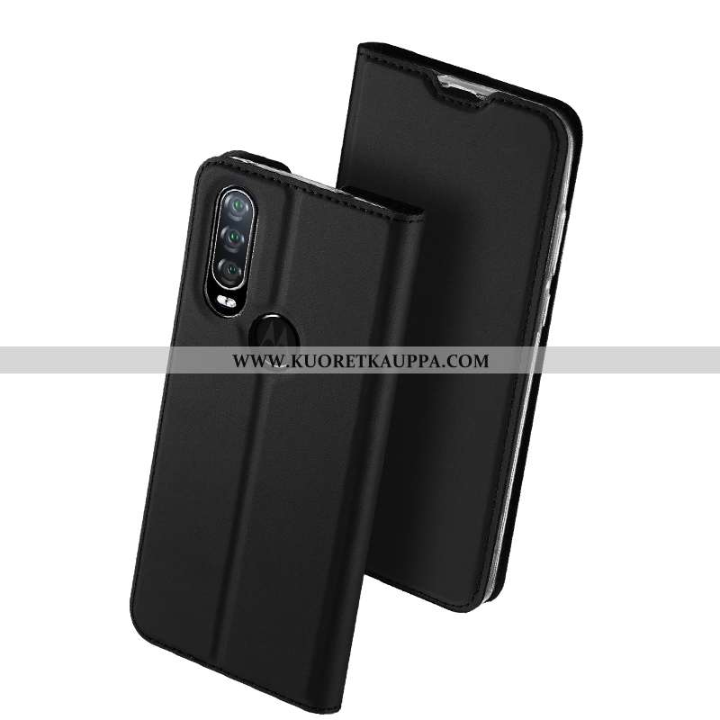 Kuori Motorola One Action, Kuoret Motorola One Action, Kotelo Motorola One Action Suojaus Nahkakuori