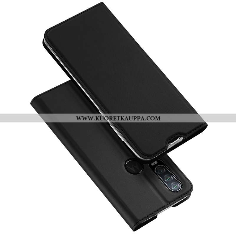 Kuori Motorola One Action, Kuoret Motorola One Action, Kotelo Motorola One Action Suojaus Nahkakuori