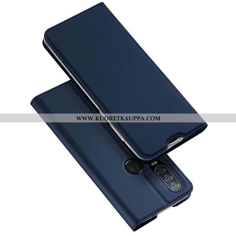 Kuori Motorola One Action, Kuoret Motorola One Action, Kotelo Motorola One Action Suojaus Nahkakuori