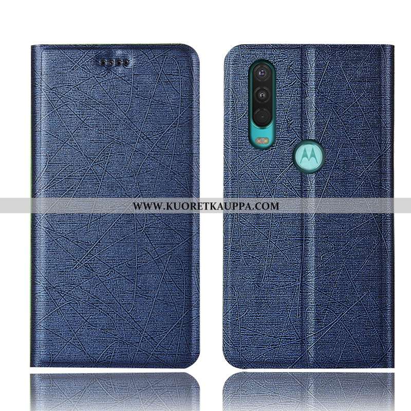 Kuori Motorola One Action, Kuoret Motorola One Action, Kotelo Motorola One Action Suojaus Nahkakuori