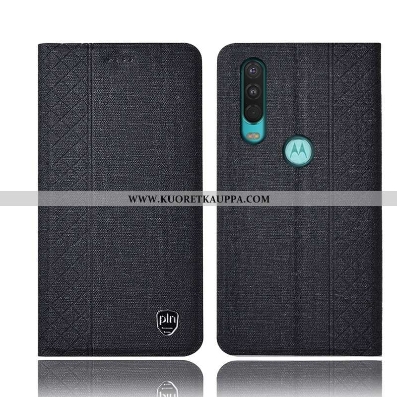 Kuori Motorola One Action, Kuoret Motorola One Action, Kotelo Motorola One Action Suojaus Pellava Mu