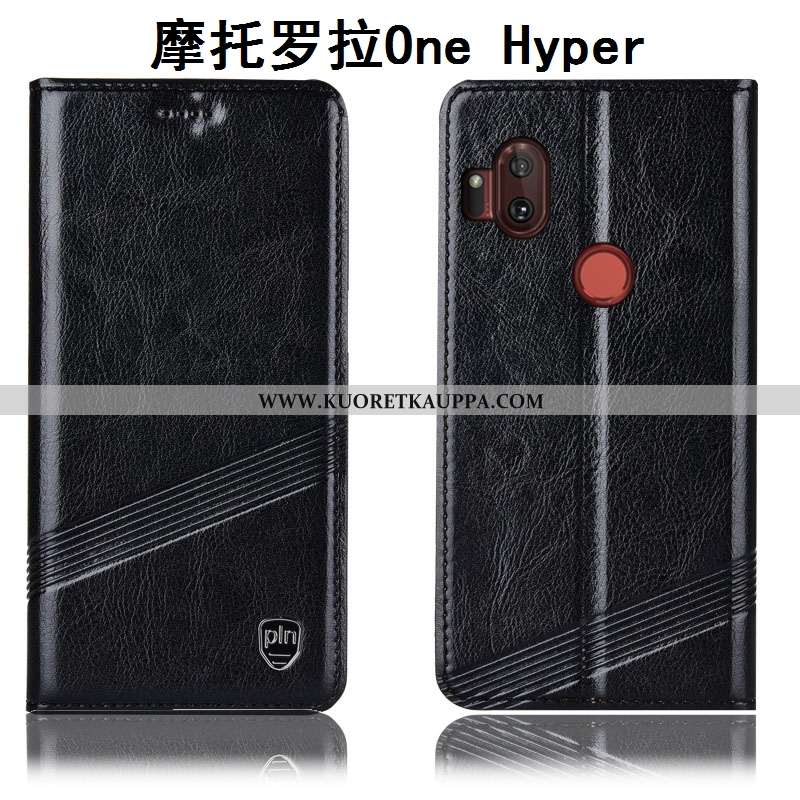 Kuori Motorola One Hyper, Kuoret Motorola One Hyper, Kotelo Motorola One Hyper Aito Nahka Suojaus Mu