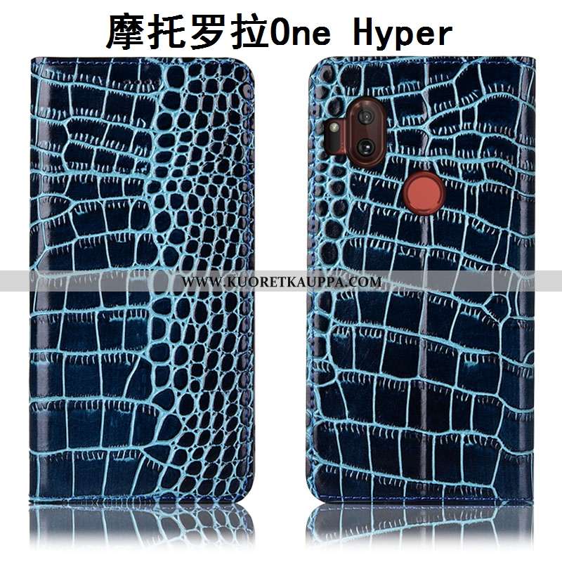 Kuori Motorola One Hyper, Kuoret Motorola One Hyper, Kotelo Motorola One Hyper Aito Nahka Suojaus Pu