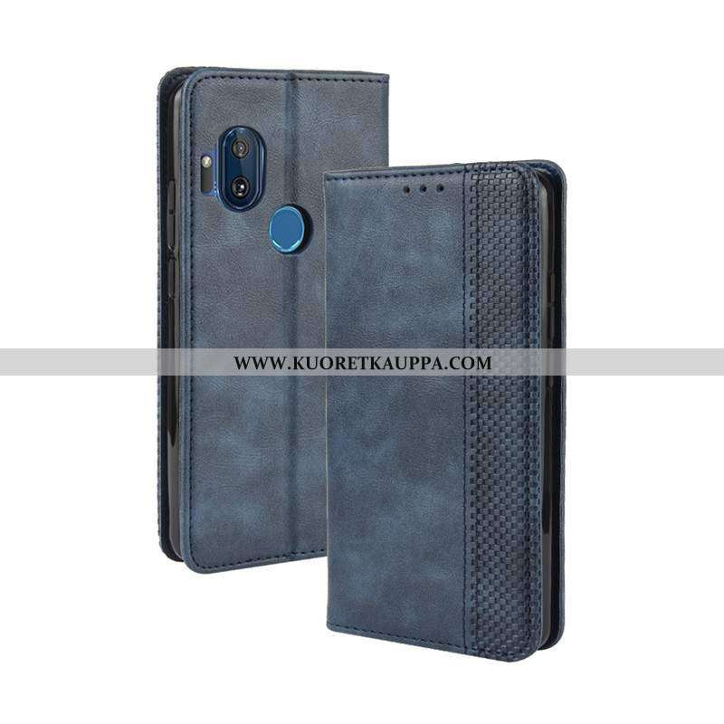 Kuori Motorola One Hyper, Kuoret Motorola One Hyper, Kotelo Motorola One Hyper Nahkakuori Puhelimen 