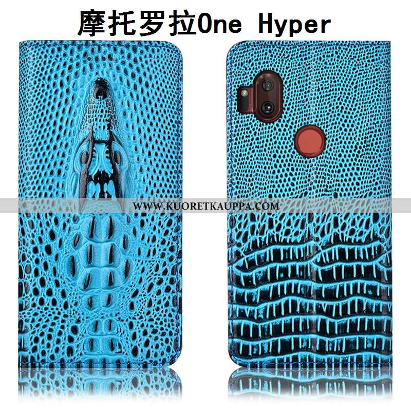 Kuori Motorola One Hyper, Kuoret Motorola One Hyper, Kotelo Motorola One Hyper Nahkakuori Suojaus Kr