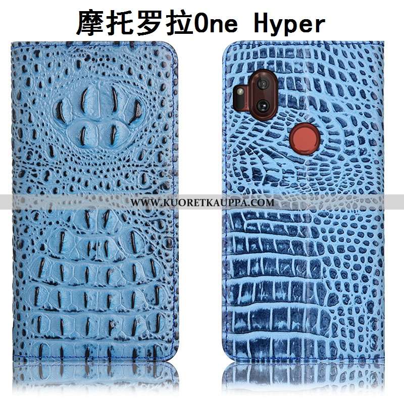 Kuori Motorola One Hyper, Kuoret Motorola One Hyper, Kotelo Motorola One Hyper Nahkakuori Suojaus Kr