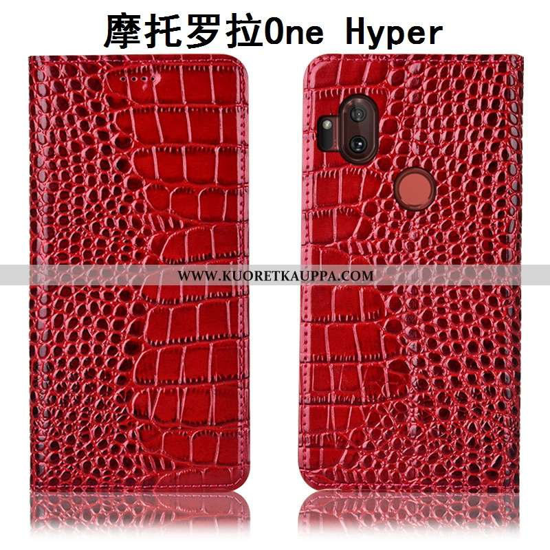 Kuori Motorola One Hyper, Kuoret Motorola One Hyper, Kotelo Motorola One Hyper Nahkakuori Suojaus Mu