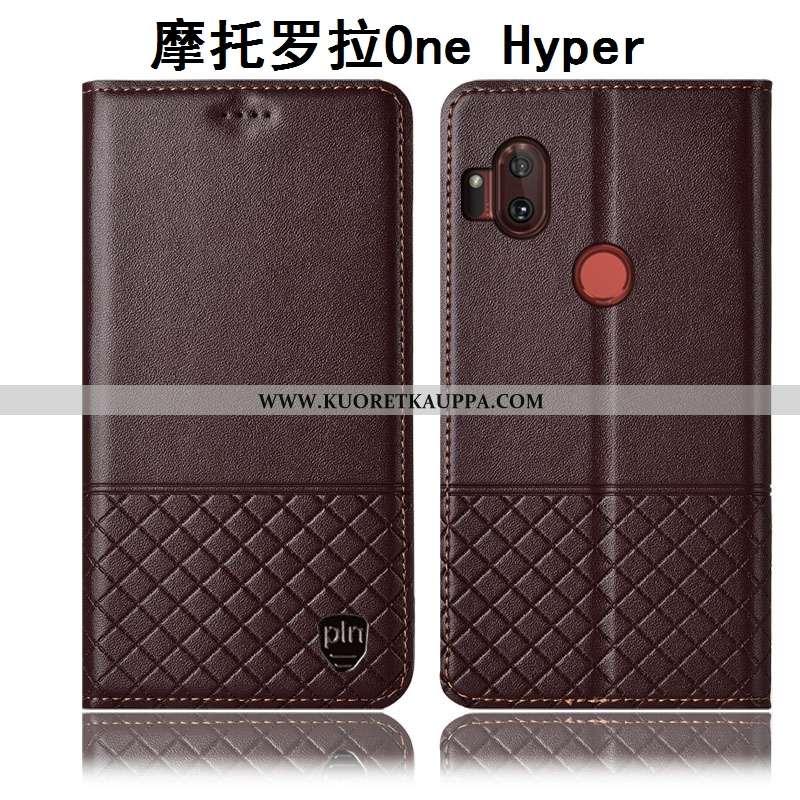 Kuori Motorola One Hyper, Kuoret Motorola One Hyper, Kotelo Motorola One Hyper Nahkakuori Suojaus Pu