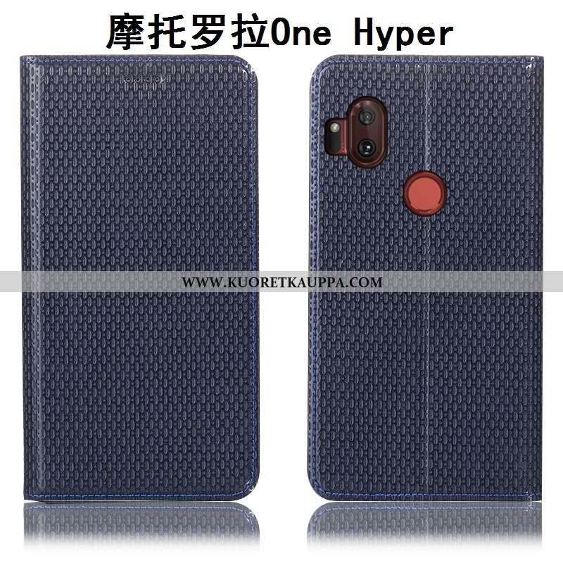Kuori Motorola One Hyper, Kuoret Motorola One Hyper, Kotelo Motorola One Hyper Suojaus Aito Nahka Pu