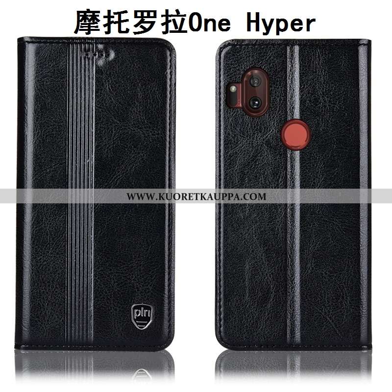 Kuori Motorola One Hyper, Kuoret Motorola One Hyper, Kotelo Motorola One Hyper Suojaus Aito Nahka Pu