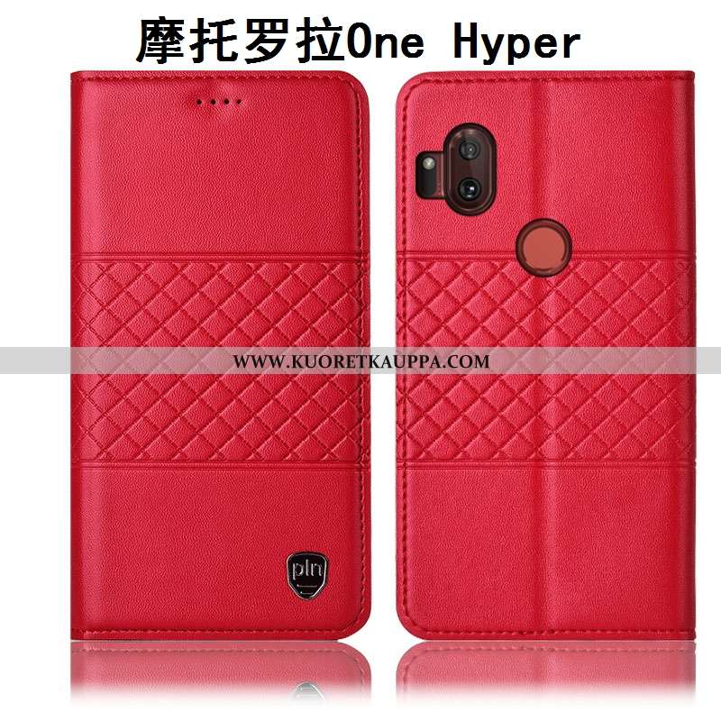 Kuori Motorola One Hyper, Kuoret Motorola One Hyper, Kotelo Motorola One Hyper Suojaus Nahkakuori Mu