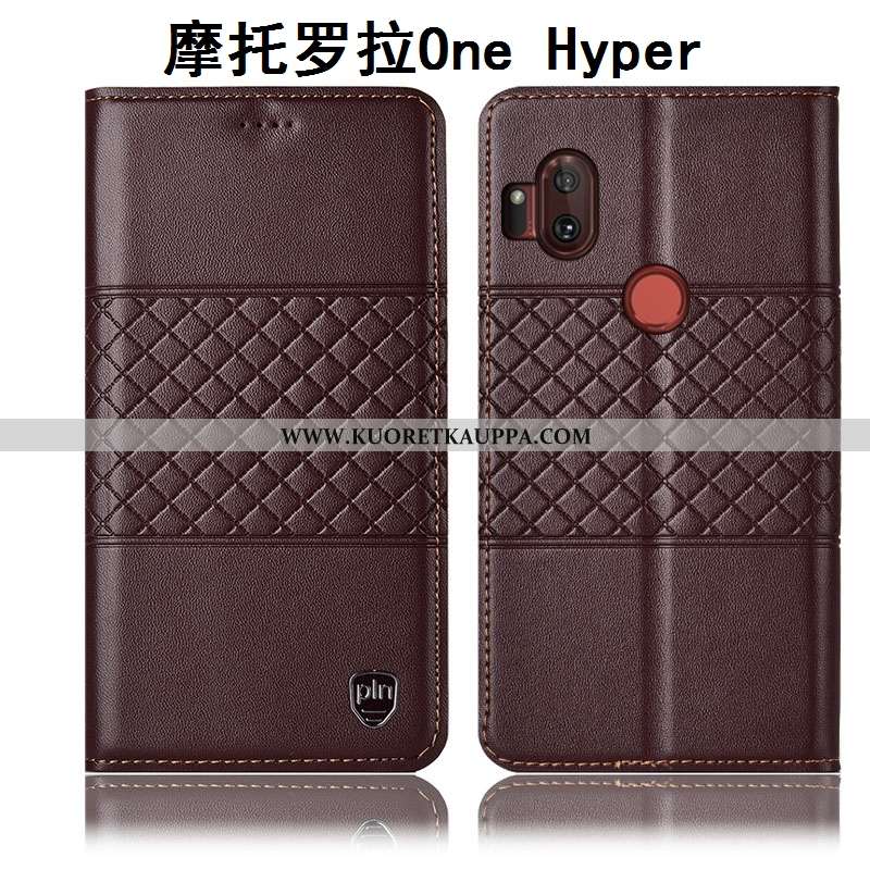 Kuori Motorola One Hyper, Kuoret Motorola One Hyper, Kotelo Motorola One Hyper Suojaus Nahkakuori Mu