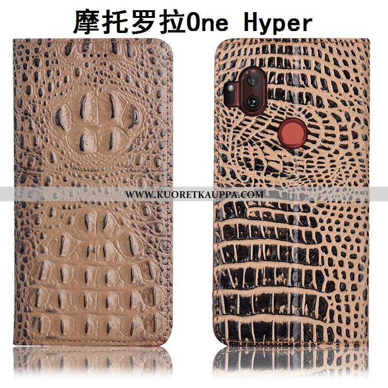 Kuori Motorola One Hyper, Kuoret Motorola One Hyper, Kotelo Motorola One Hyper Suojaus Nahkakuori Mu
