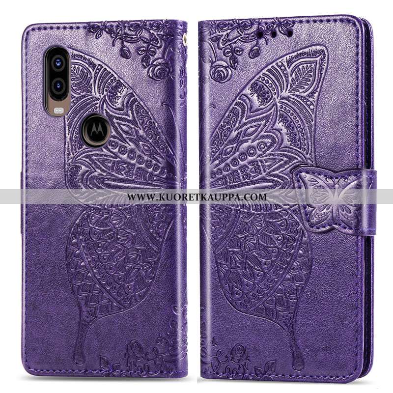 Kuori Motorola One Vision, Kuoret Motorola One Vision, Kotelo Motorola One Vision Nahkakuori Ripuste