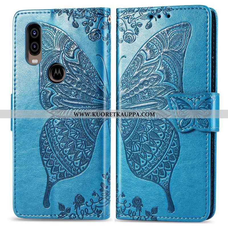 Kuori Motorola One Vision, Kuoret Motorola One Vision, Kotelo Motorola One Vision Nahkakuori Ripuste