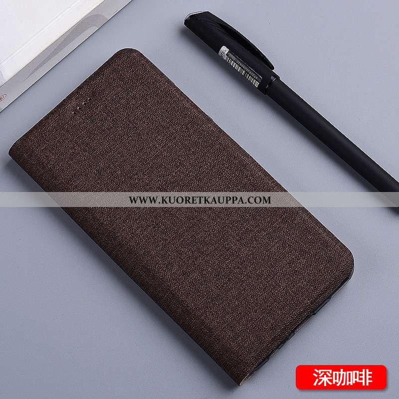 Kuori Motorola One Vision, Kuoret Motorola One Vision, Kotelo Motorola One Vision Pellava Suojaus Al