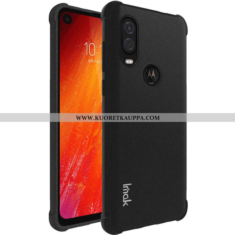 Kuori Motorola One Vision, Kuoret Motorola One Vision, Kotelo Motorola One Vision Pesty Suede Pehmeä