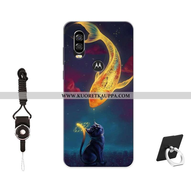 Kuori Motorola One Vision, Kuoret Motorola One Vision, Kotelo Motorola One Vision Silikoni Suojaus M