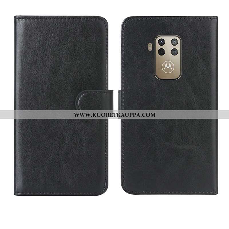 Kuori Motorola One Zoom, Kuoret Motorola One Zoom, Kotelo Motorola One Zoom Nahkakuori Puhelimen Mus