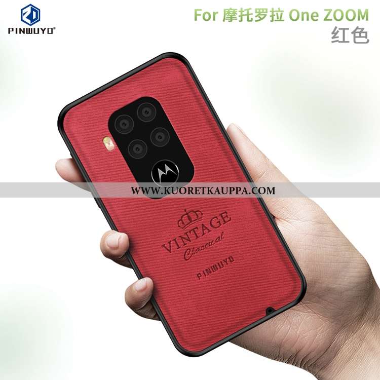 Kuori Motorola One Zoom, Kuoret Motorola One Zoom, Kotelo Motorola One Zoom Pesty Suede Ultra Valo M
