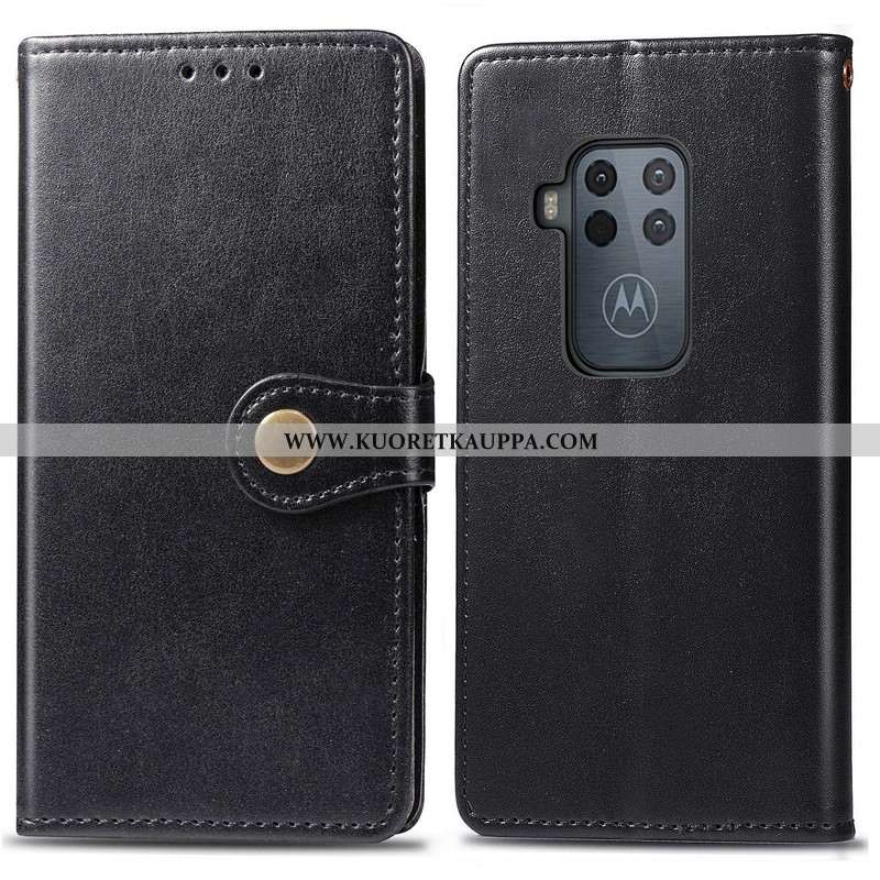 Kuori Motorola One Zoom, Kuoret Motorola One Zoom, Kotelo Motorola One Zoom Suojaus Nahkakuori Puhel