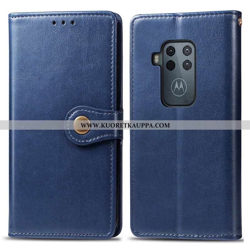 Kuori Motorola One Zoom, Kuoret Motorola One Zoom, Kotelo Motorola One Zoom Suojaus Nahkakuori Puhel
