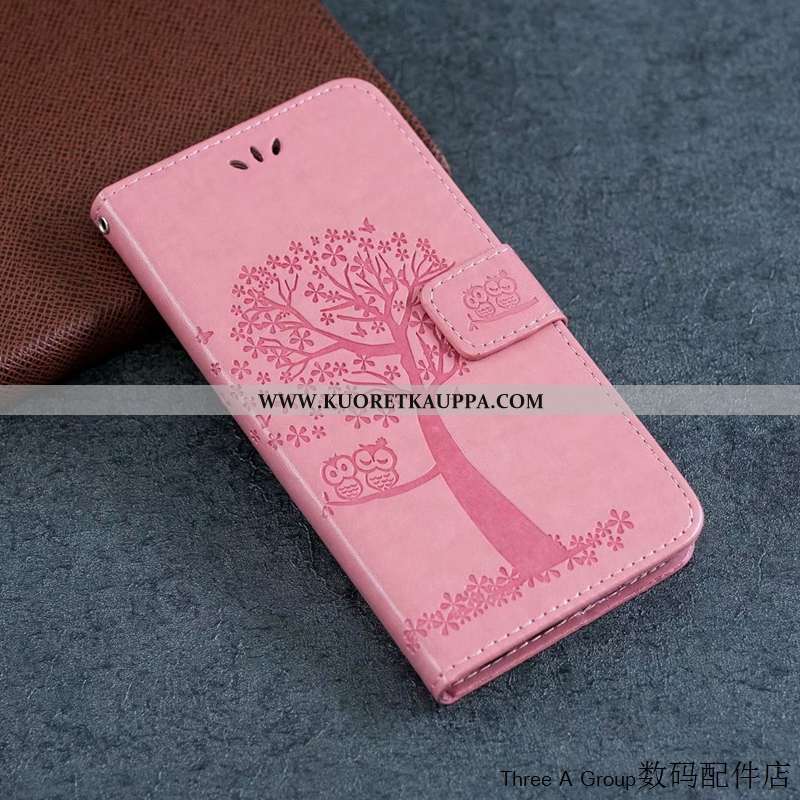 Kuori Nokia 1.3, Kuoret Nokia 1.3, Kotelo Nokia 1.3 Ihana Silikoni Kortti Nahkakuori Kissa Pinkki