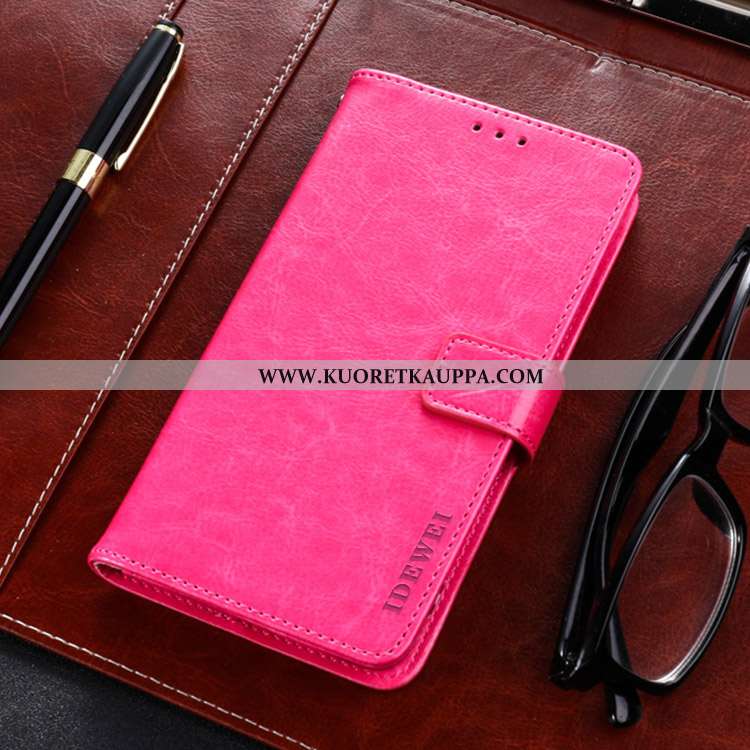 Kuori Nokia 1.3, Kuoret Nokia 1.3, Kotelo Nokia 1.3 Nahkakuori Suojaus Simpukka All Inclusive Pinkki