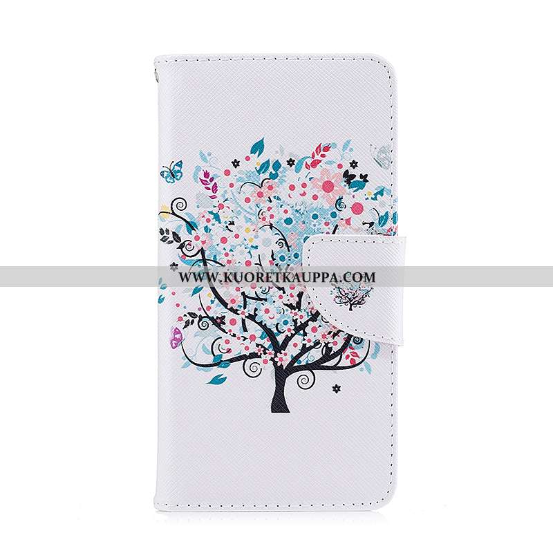 Kuori Nokia 2.1, Kuoret Nokia 2.1, Kotelo Nokia 2.1 Nahkakuori Pehmeä Neste Sininen Maalaus