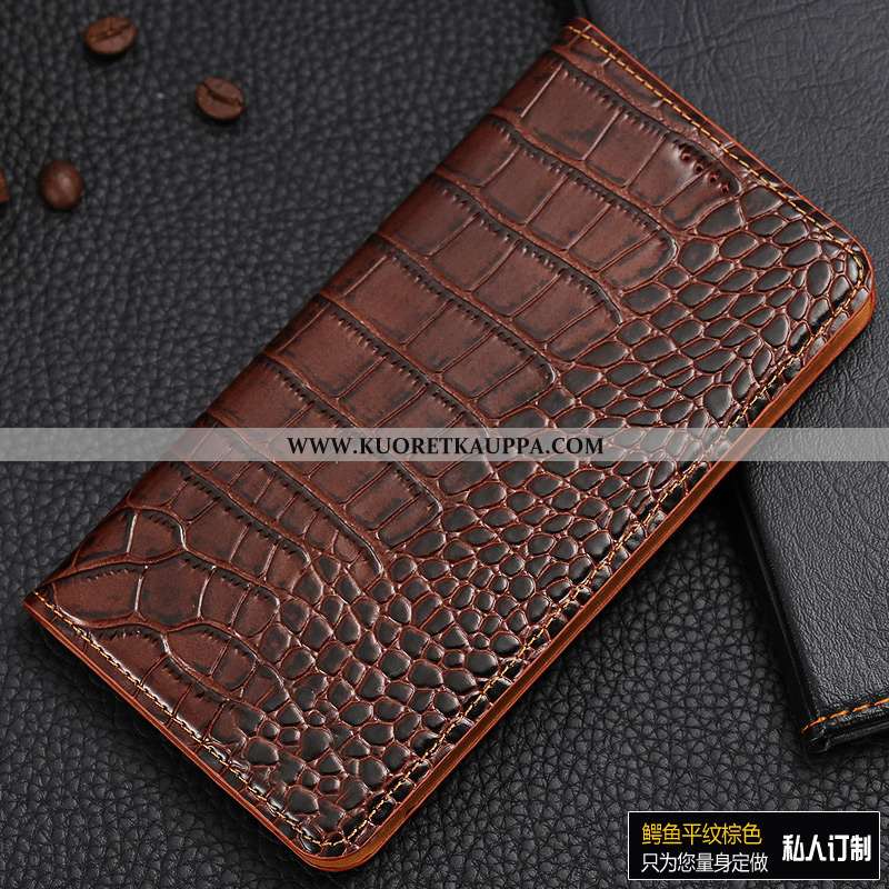 Kuori Nokia 2.1, Kuoret Nokia 2.1, Kotelo Nokia 2.1 Nahkakuori Suojaus Krokotiili Puhelimen Punainen