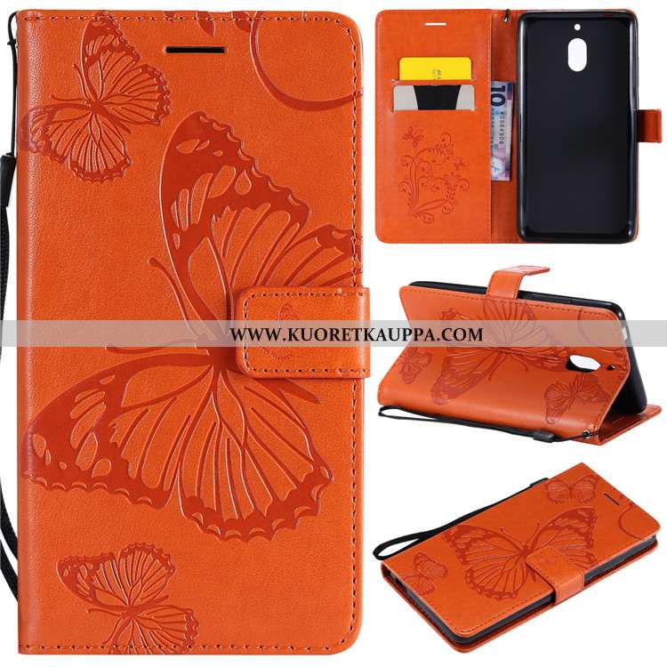 Kuori Nokia 2.1, Kuoret Nokia 2.1, Kotelo Nokia 2.1 Silikoni Nahkakuori Puhelimen Simpukka Violetti