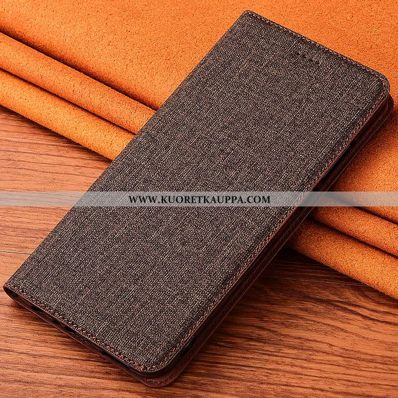 Kuori Nokia 2.1, Kuoret Nokia 2.1, Kotelo Nokia 2.1 Silikoni Suojaus Simpukka Uusi Nahkakuori Harmaa