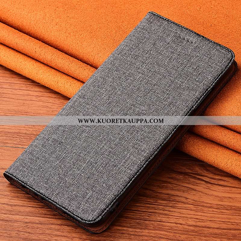 Kuori Nokia 2.1, Kuoret Nokia 2.1, Kotelo Nokia 2.1 Silikoni Suojaus Simpukka Uusi Nahkakuori Harmaa