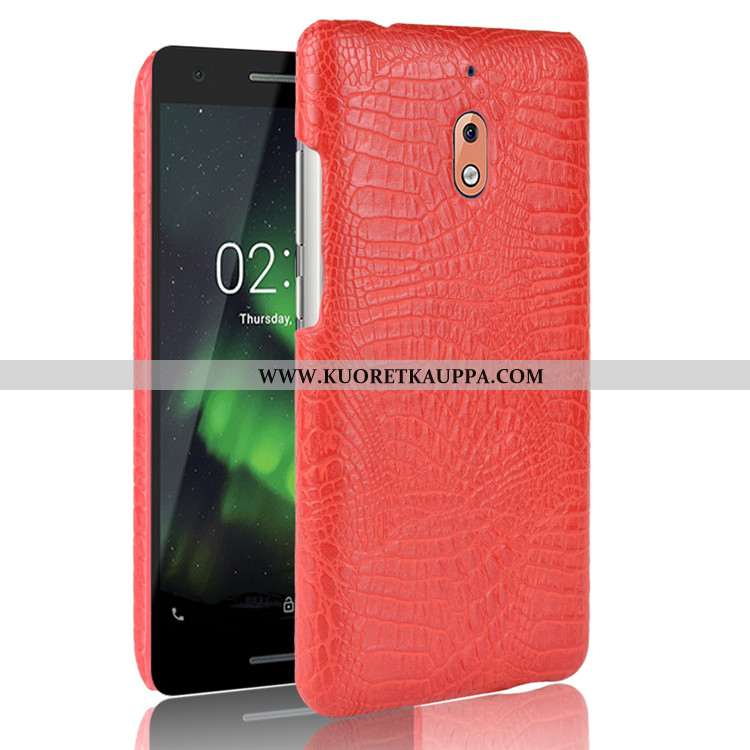 Kuori Nokia 2.1, Kuoret Nokia 2.1, Kotelo Nokia 2.1 Suojaus Kukkakuvio Puhelimen Tummansiniset