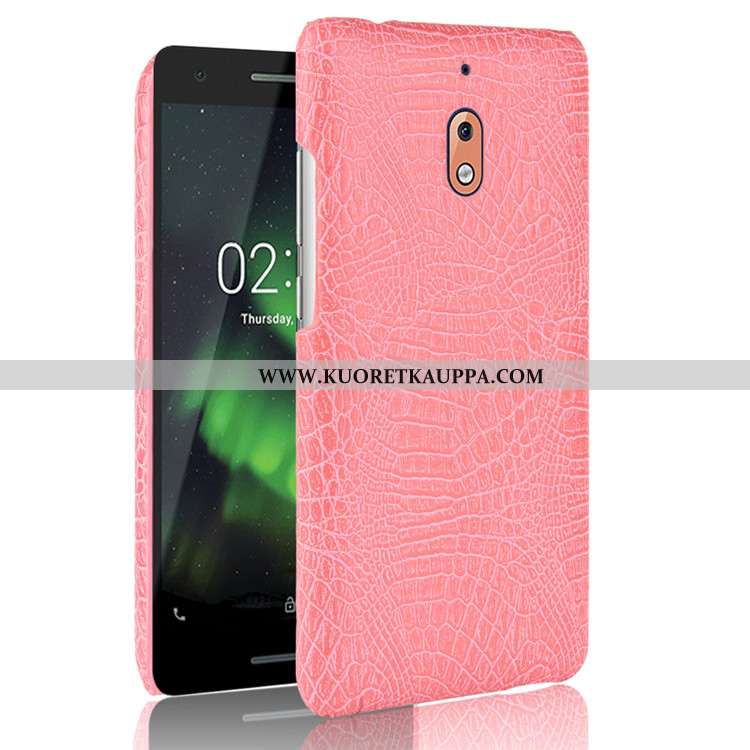 Kuori Nokia 2.1, Kuoret Nokia 2.1, Kotelo Nokia 2.1 Suojaus Kukkakuvio Puhelimen Tummansiniset