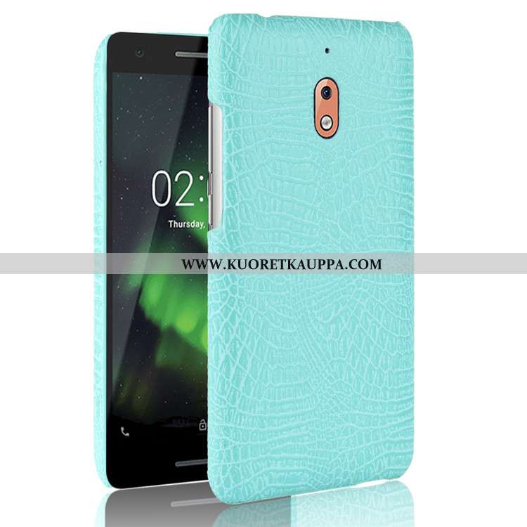 Kuori Nokia 2.1, Kuoret Nokia 2.1, Kotelo Nokia 2.1 Suojaus Kukkakuvio Puhelimen Tummansiniset