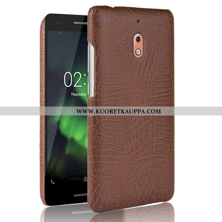 Kuori Nokia 2.1, Kuoret Nokia 2.1, Kotelo Nokia 2.1 Suojaus Kukkakuvio Puhelimen Tummansiniset