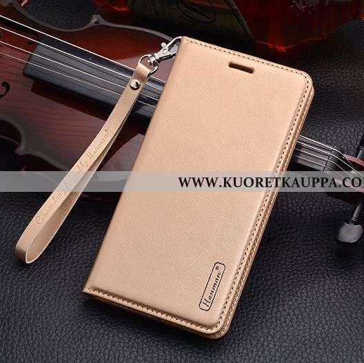 Kuori Nokia 2.1, Kuoret Nokia 2.1, Kotelo Nokia 2.1 Suojaus Nahkakuori Kulta Puhelimen Kultainen