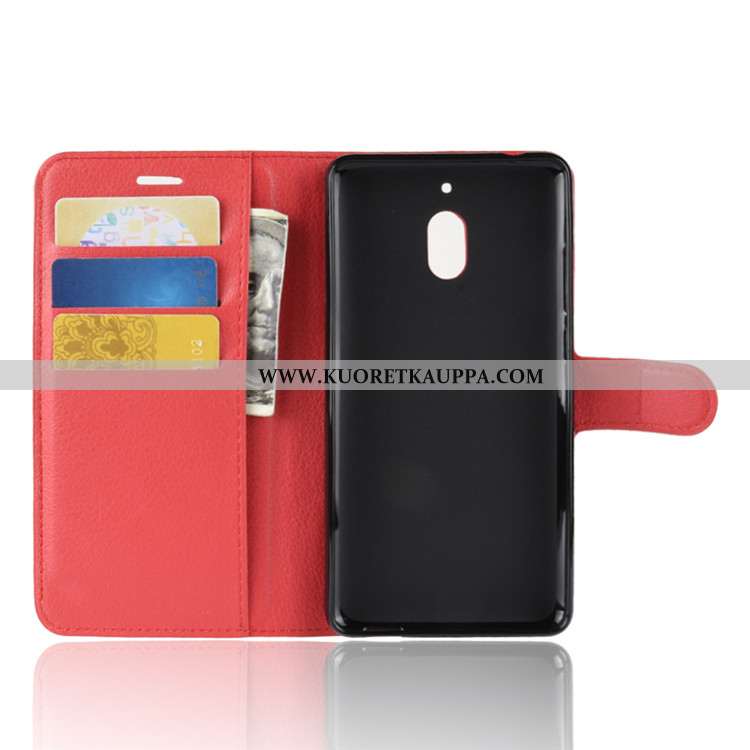 Kuori Nokia 2.1, Kuoret Nokia 2.1, Kotelo Nokia 2.1 Suojaus Nahkakuori Puhelimen Mustat