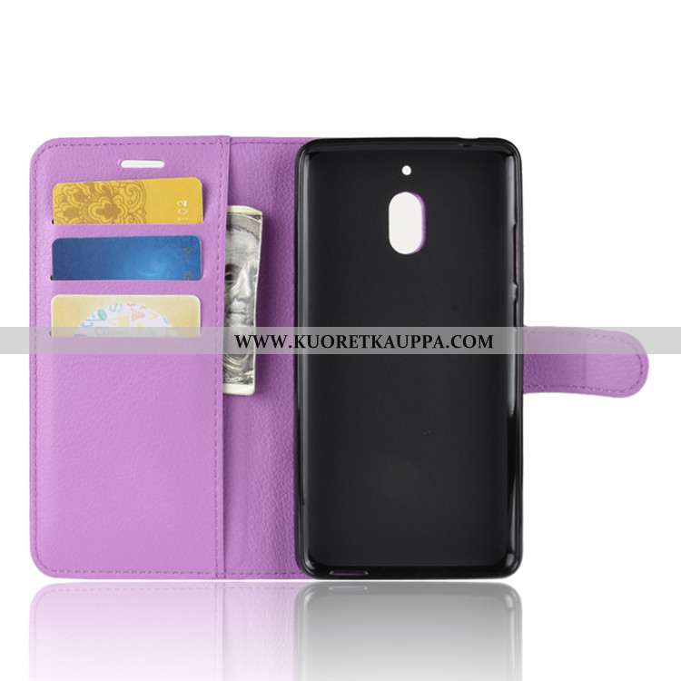 Kuori Nokia 2.1, Kuoret Nokia 2.1, Kotelo Nokia 2.1 Suojaus Nahkakuori Puhelimen Mustat