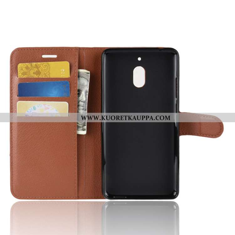 Kuori Nokia 2.1, Kuoret Nokia 2.1, Kotelo Nokia 2.1 Suojaus Nahkakuori Puhelimen Mustat