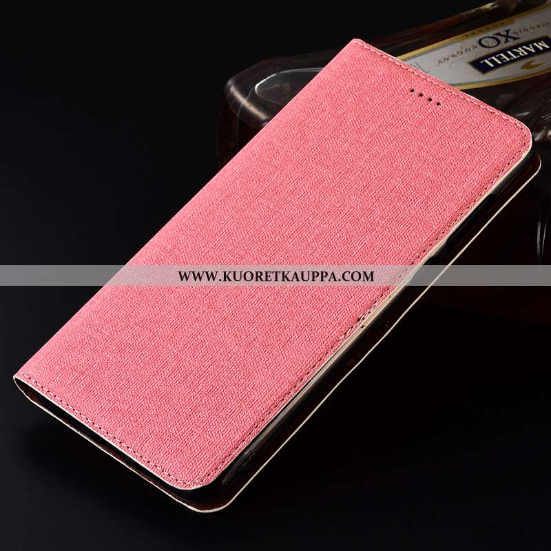 Kuori Nokia 2.1, Kuoret Nokia 2.1, Kotelo Nokia 2.1 Suojaus Pellava Simpukka Nahkakuori Sininen