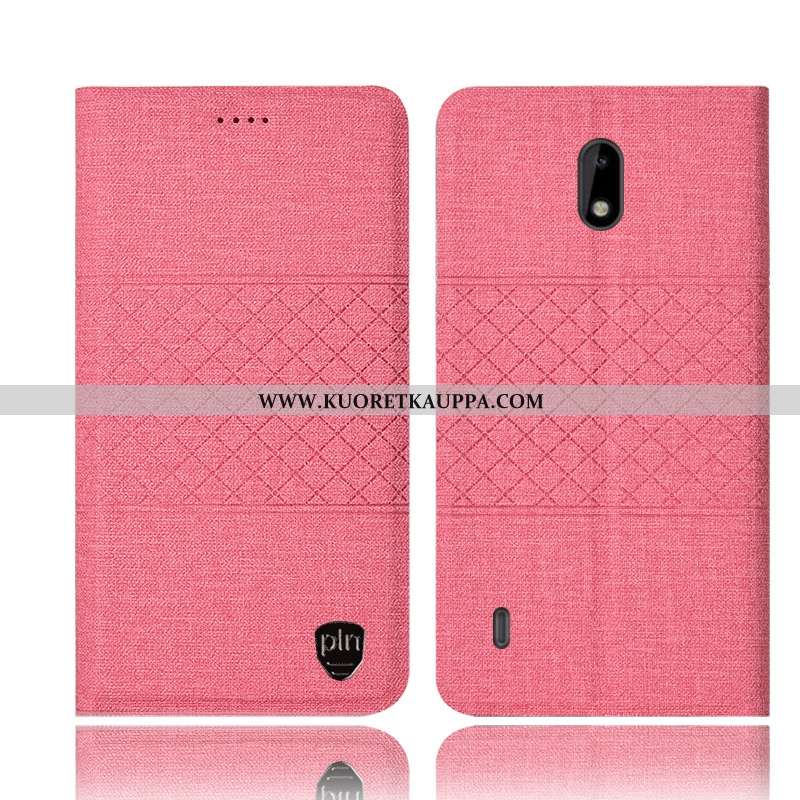 Kuori Nokia 2.2, Kuoret Nokia 2.2, Kotelo Nokia 2.2 Pellava Nahkakuori All Inclusive Murtumaton Harm