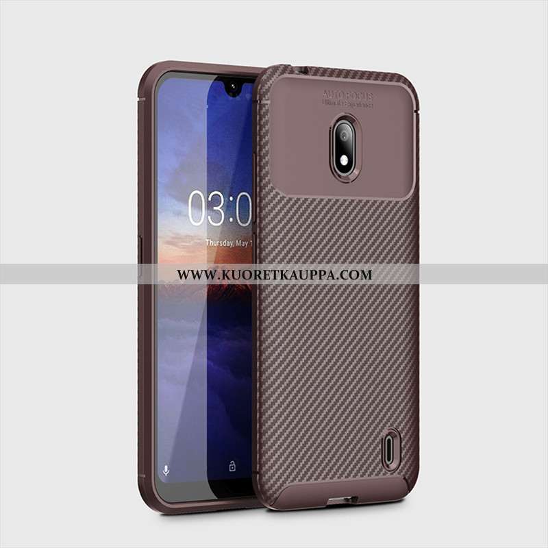 Kuori Nokia 2.2, Kuoret Nokia 2.2, Kotelo Nokia 2.2 Pesty Suede Kukkakuvio Puhelimen Kuitu Mustat