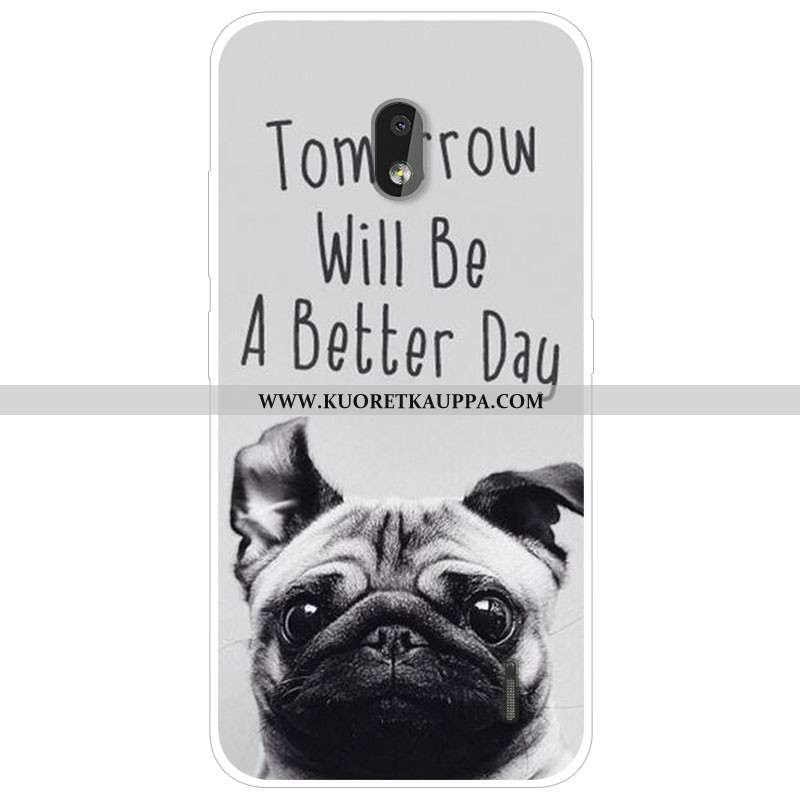 Kuori Nokia 2.2, Kuoret Nokia 2.2, Kotelo Nokia 2.2 Silikoni Suojaus Suuntaus Persoonallisuus Harmaa