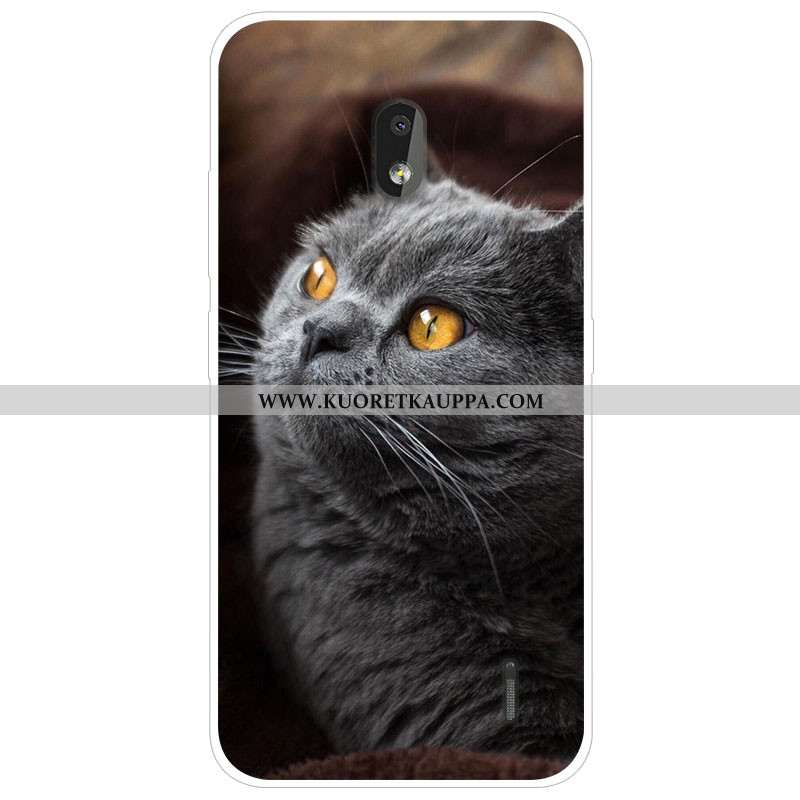 Kuori Nokia 2.2, Kuoret Nokia 2.2, Kotelo Nokia 2.2 Silikoni Suojaus Suuntaus Persoonallisuus Harmaa