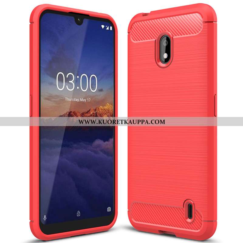 Kuori Nokia 2.2, Kuoret Nokia 2.2, Kotelo Nokia 2.2 Silikonikuori Suojaus Johdin Puhelimen Punainen
