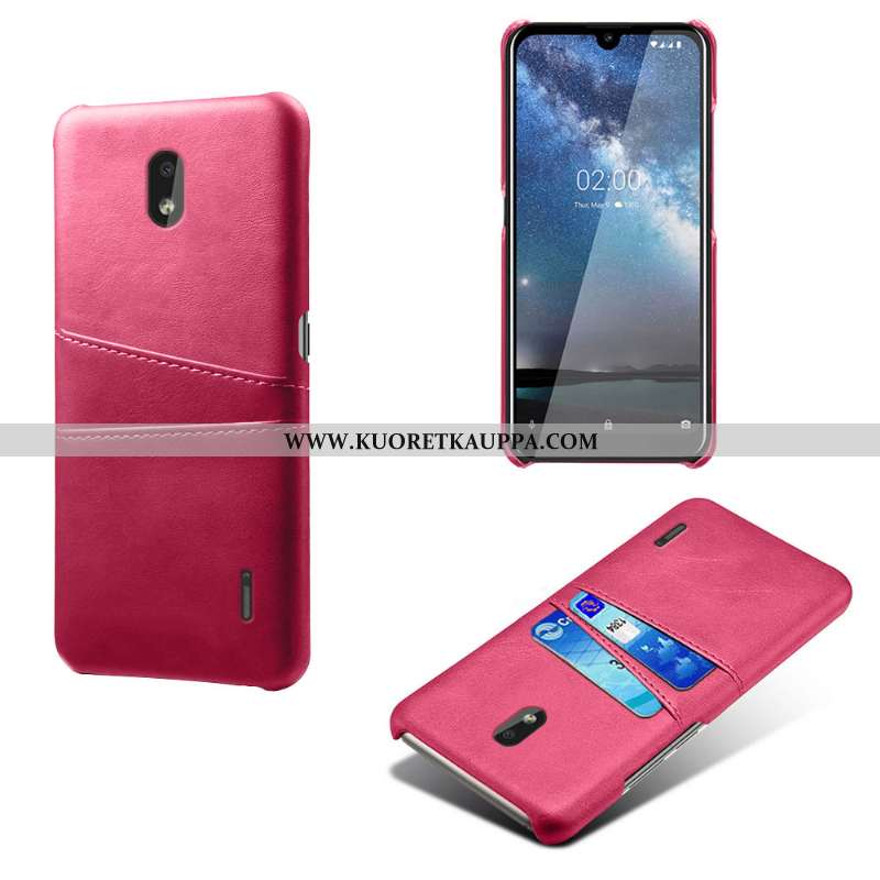 Kuori Nokia 2.2, Kuoret Nokia 2.2, Kotelo Nokia 2.2 Suojaus Nahka Murtumaton Jauhe Pinkki