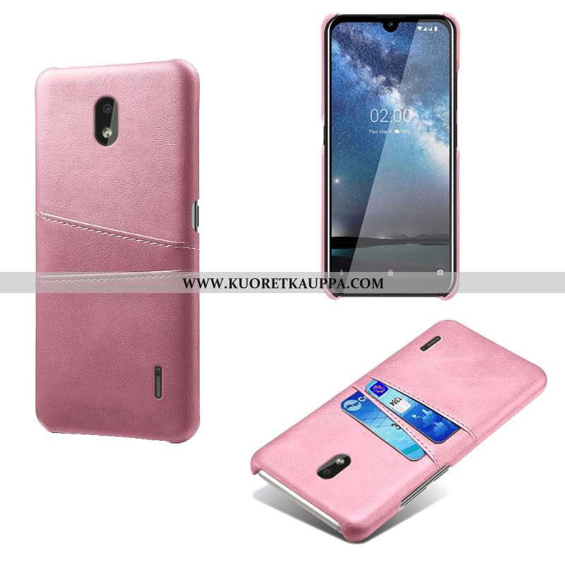 Kuori Nokia 2.2, Kuoret Nokia 2.2, Kotelo Nokia 2.2 Suojaus Nahka Murtumaton Jauhe Pinkki