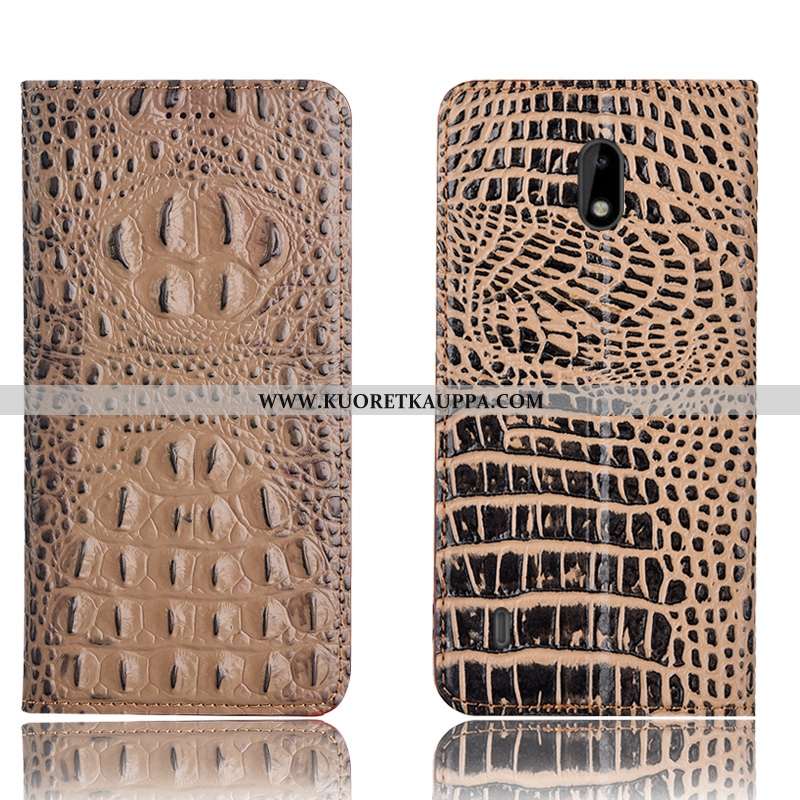 Kuori Nokia 2.2, Kuoret Nokia 2.2, Kotelo Nokia 2.2 Suojaus Nahkakuori Murtumaton Sininen